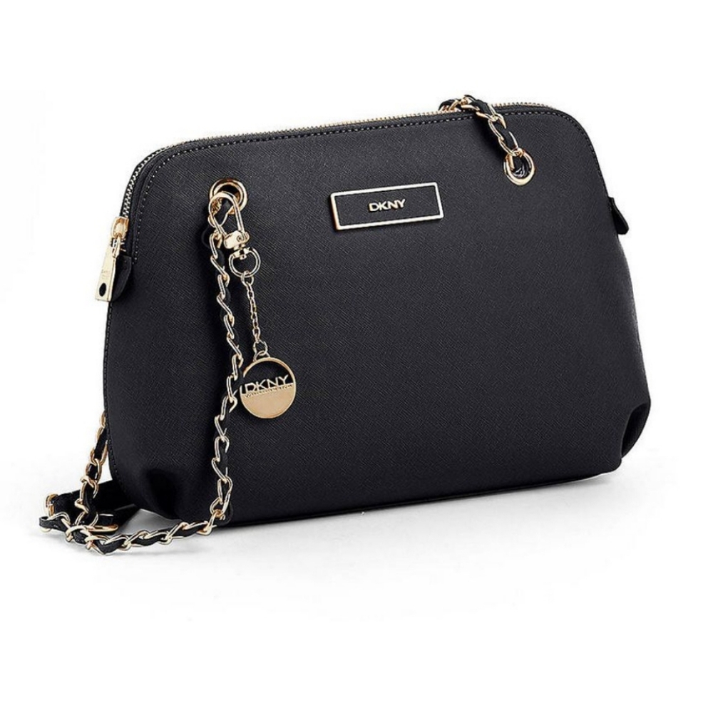 SOLD NWOT DKNY Bryant Park Saffiano Small Round Crossbody